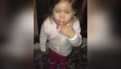 VIDEO- Shocking video of child smoking posted online