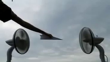 Awesome Paper Airplane trick