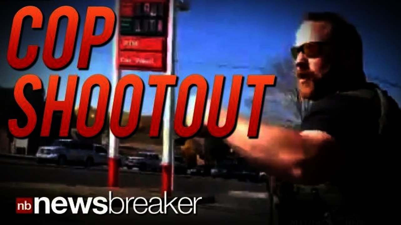 COP SHOOTOUT: Pursuit Caught on Tape Ends in Gunfire; Multiple Officers Shot