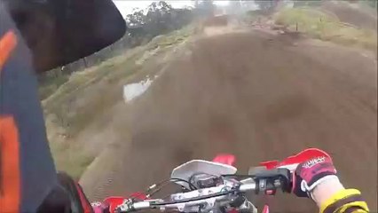 13yo On CRF450R - Dirt Bike Jumps