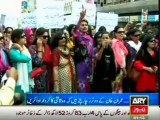 Karachi Civil Society protested against Imran Khan for leaving Taliban committee for dialogues