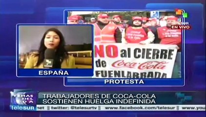 Empleados de Coca-Cola unidos contra despidos masivos