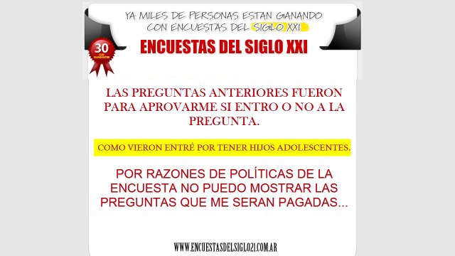Respondiendo Encuesta Paga - Gana dinero con encuestas pagas