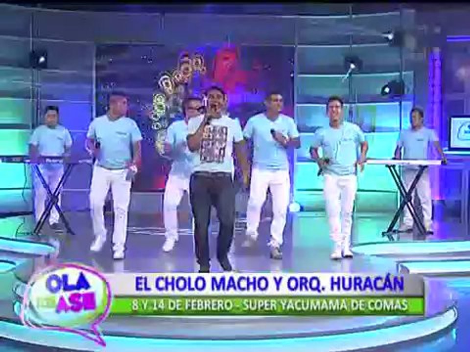 'Amor amor': el nuevo éxito del Cholo Macho y la orquesta Huracán (1/2)