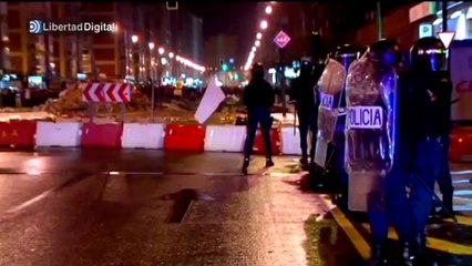 Violentos incidentes en Burgos