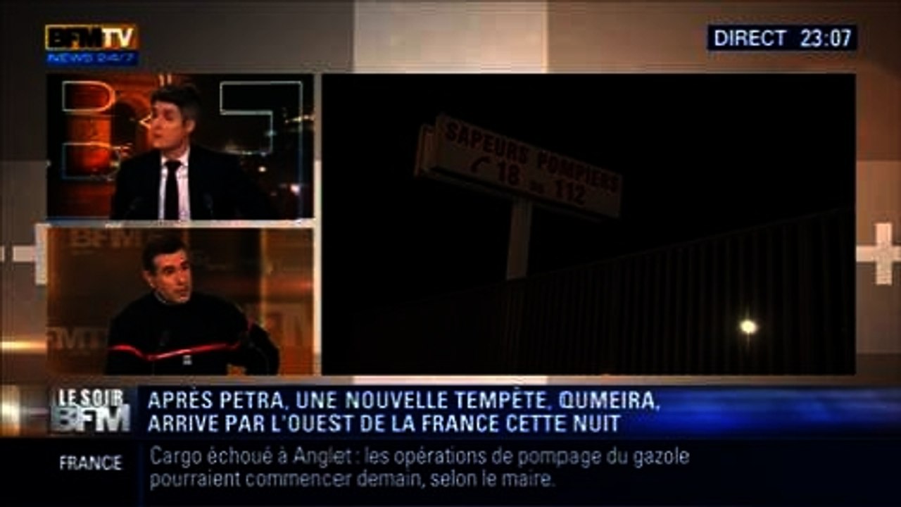 Le Soir BFM: Intempéries: comment peut-on se préparer aux risques ? - 06/02 4/5