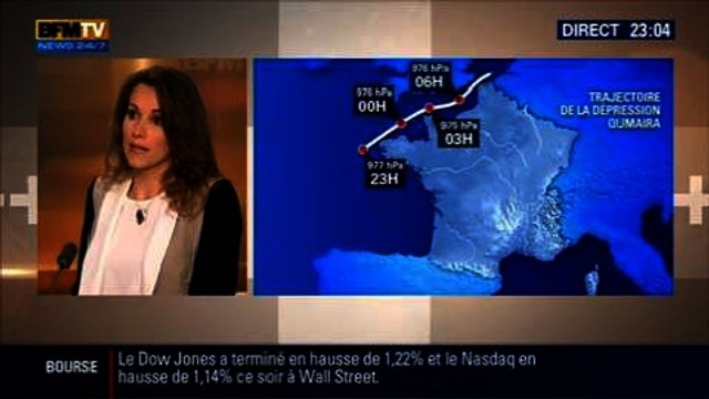 Le Soir BFM: Intempéries: 36 départements en alerte - 06/02 3/5