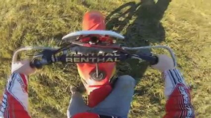 XR 250 Dirt Bike Wheelie FAIL