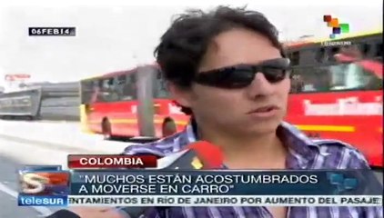 "Un día sin carro" en Bogotá para impulsar transportes alternativos