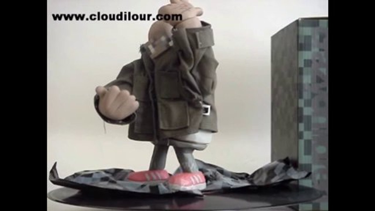 designer vinyl doll b