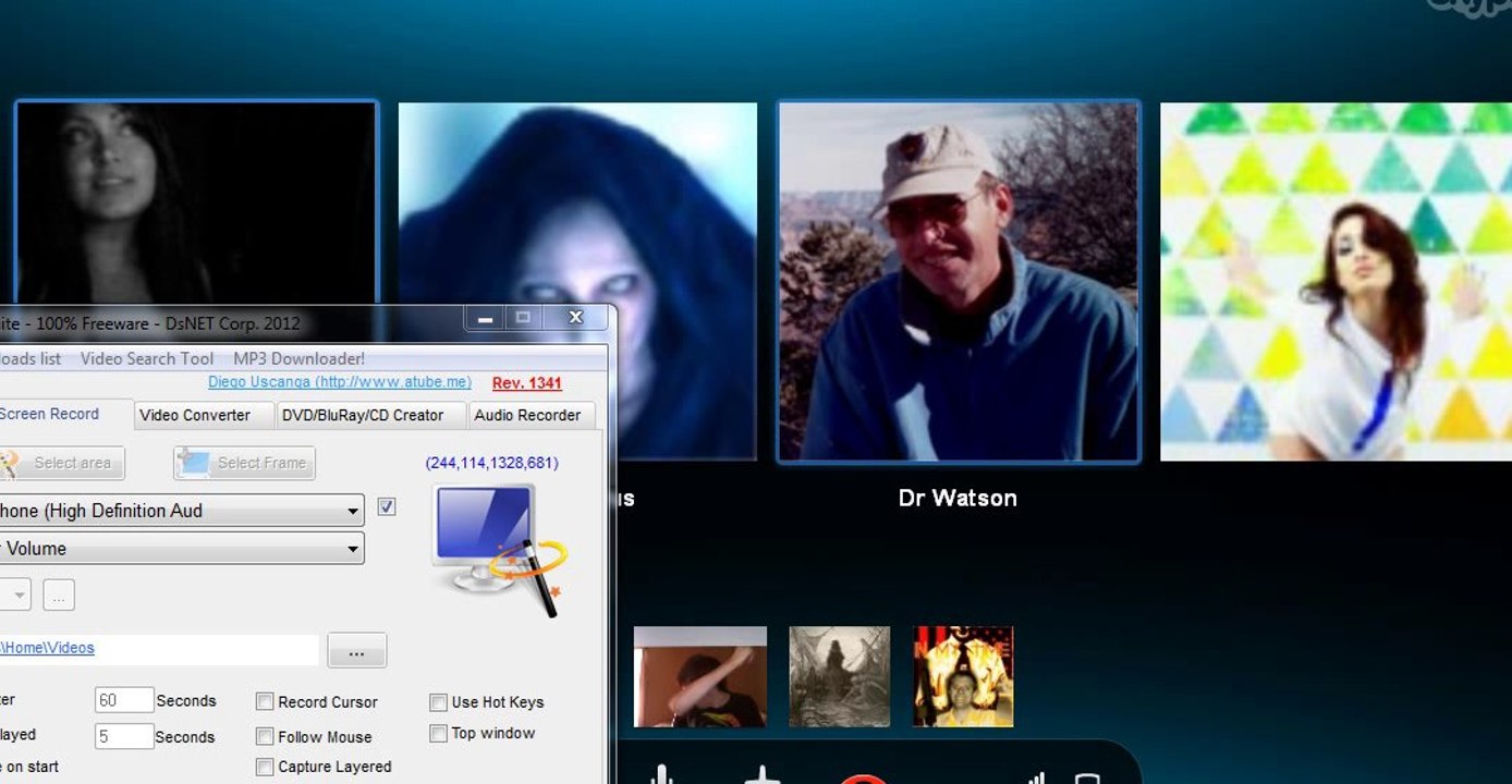 Nux Skype call