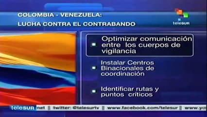 Venezuela y Colombia luchan contra el contrabando