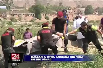 Rescatan el cuerpo sin vida de una anciana de aguas del río Rímac