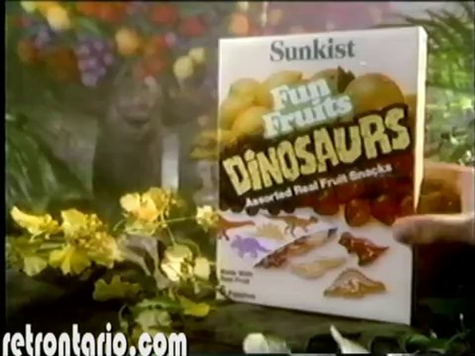 Sunkist Dinosaurs 1987