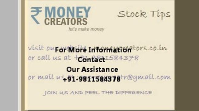 Stock Market Tips, Trading Tips, Stock Advisory Services