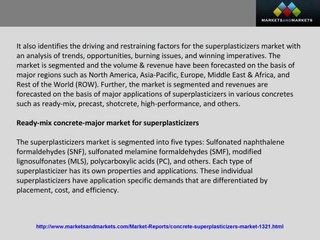 Concrete Superplasticizer Market Poise $4.6 Billion in 2018