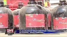 Cercado de Lima: intervienen 'cámara de gas' donde se vendía alcohol metílico