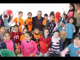 يوم المئة في مدرسة عمر بن الخطاب الجماهيرية  - مجد الكروم 2014