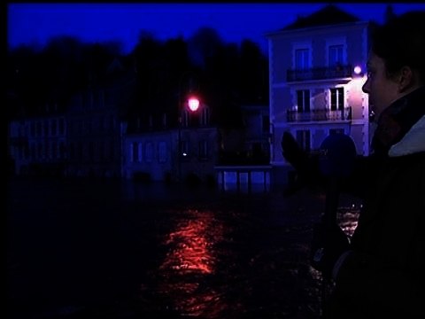 Inondations dues à la tempête Qumeira: Un spectacle angoissant à Quimperlé - 07/02