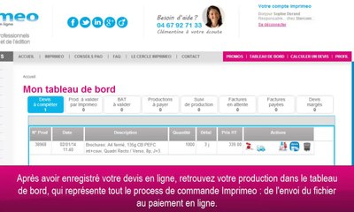 Comment commander en ligne ses impressions Imprimeo ?