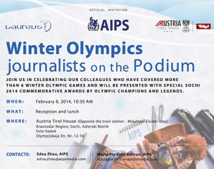 Winter Olympics Journalists on the podium: are you ready?