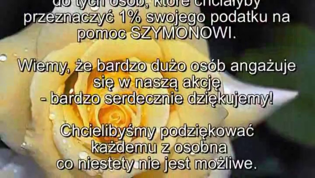1% dla Szymka