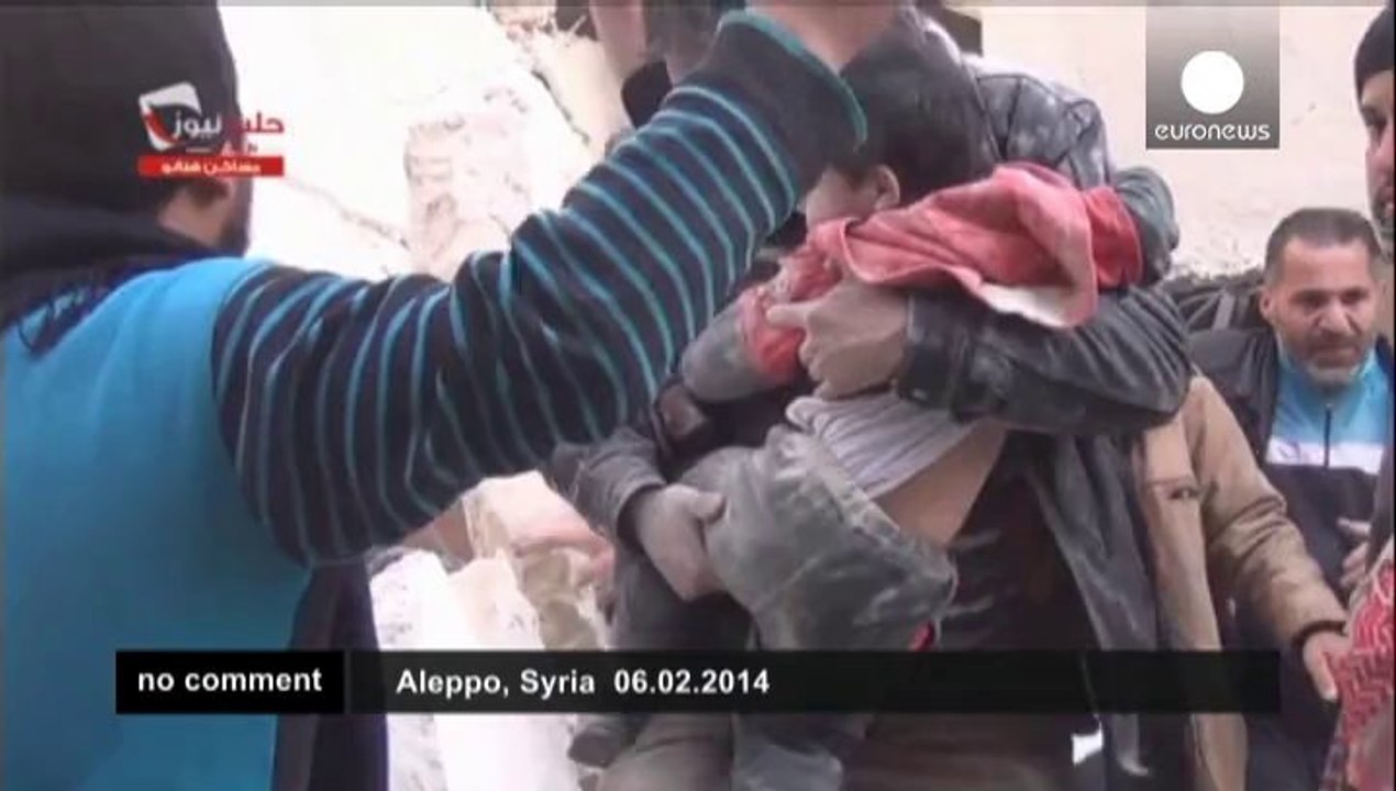 Syrian military continues to pound targets with controversial barrel bombs