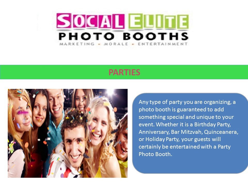 Socal Elite Photo Booths, Tustin CA