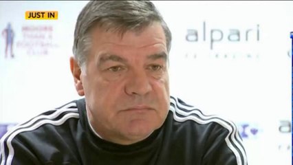 Sam Allardyce talks about Andy Carroll's three-match ban for red card vs Swansea