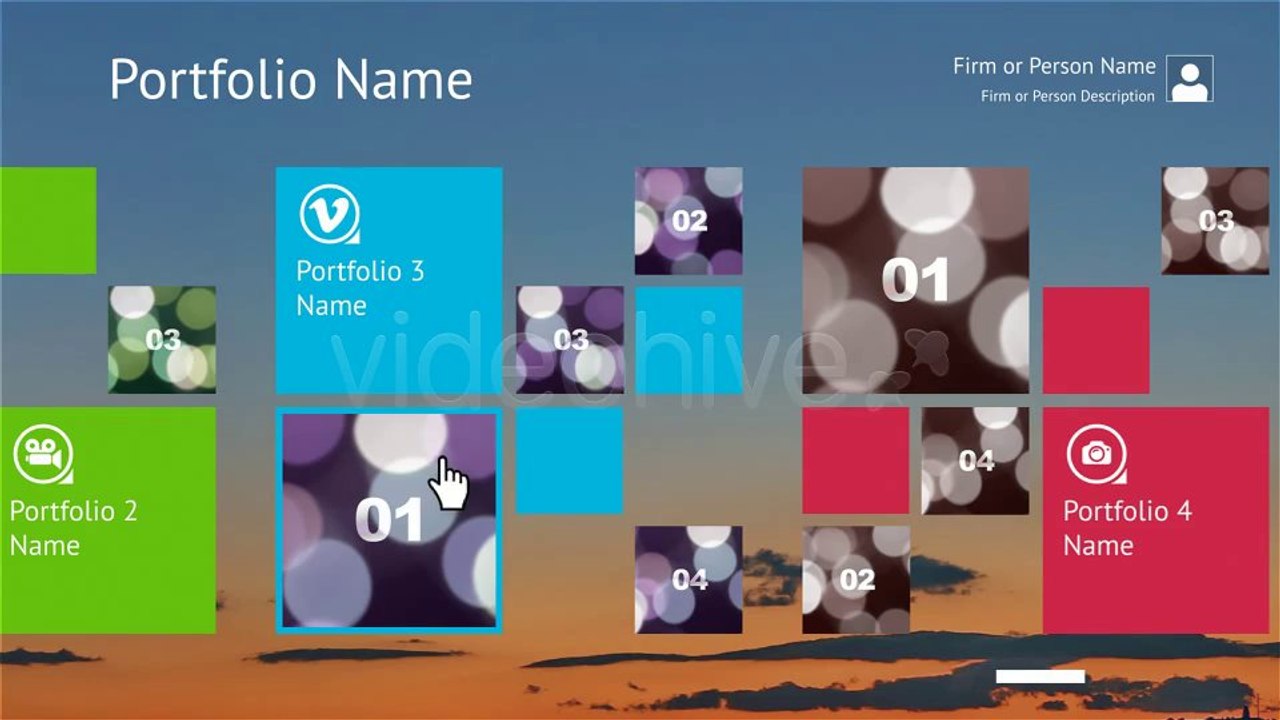 Metro Style Portfolio - After Effects Template