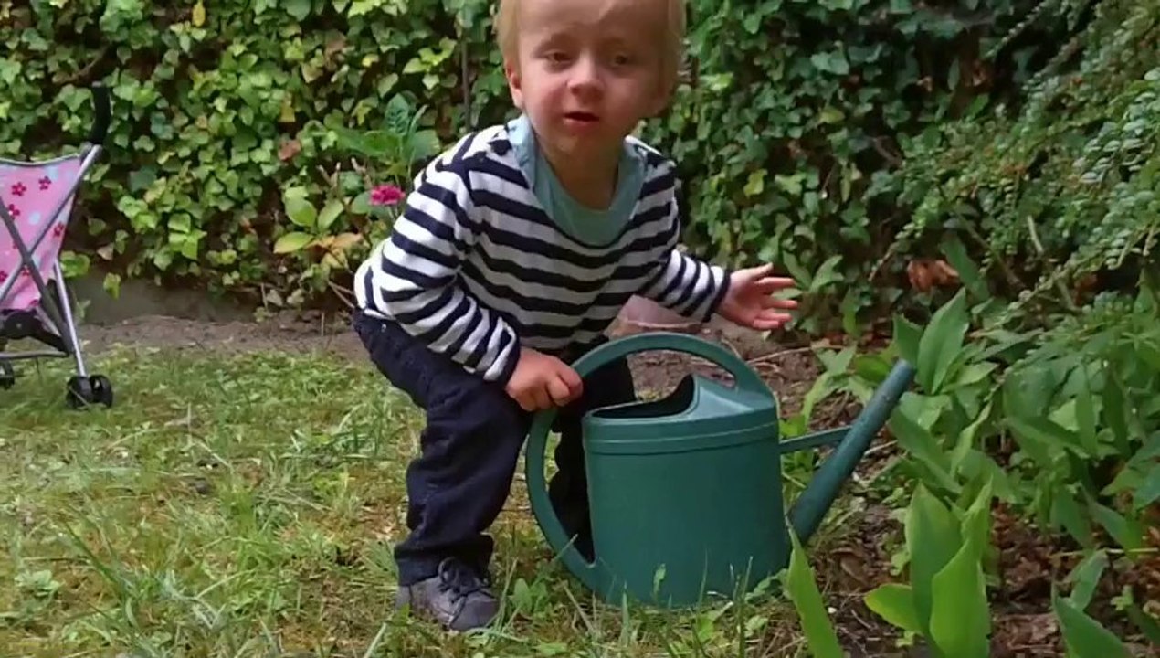 Paul et Gabrielle à Saint-Lunaire 2011