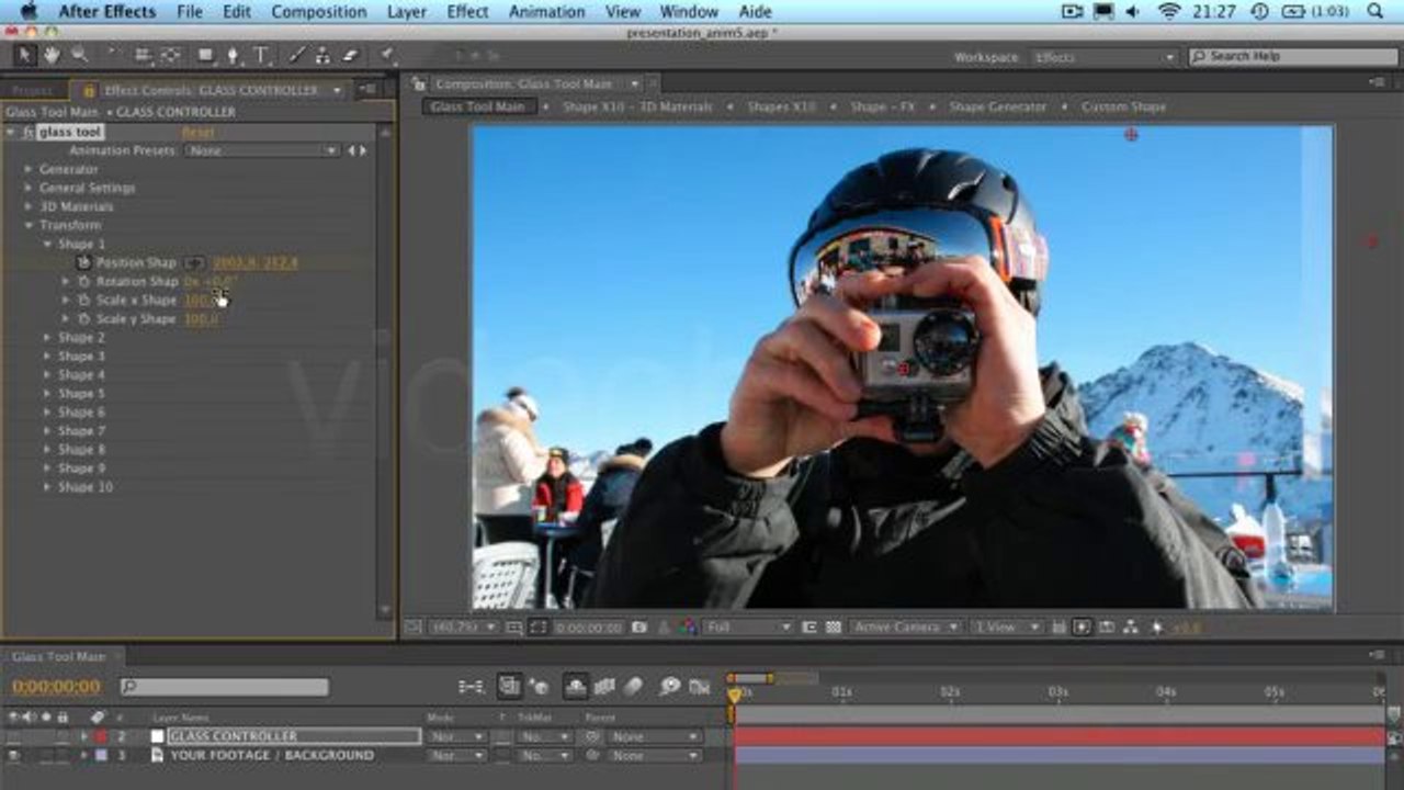 Glass Tool - After Effects Template