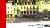Le Nord-Ouest de la France sous l'eau