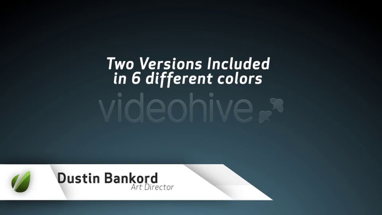 Smooth Angles Lower Third - After Effects Template