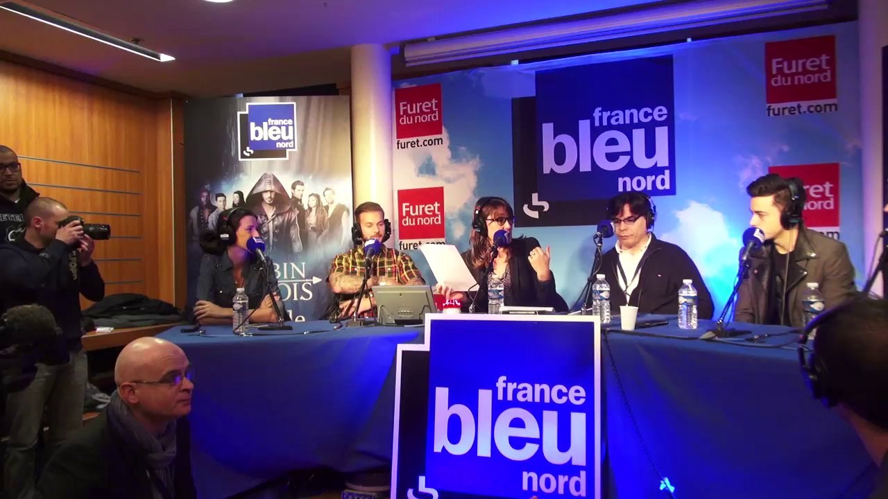 La troupe de Robin des Bois et Matt Pokora en direct sur France Bleu Midi Ensemble