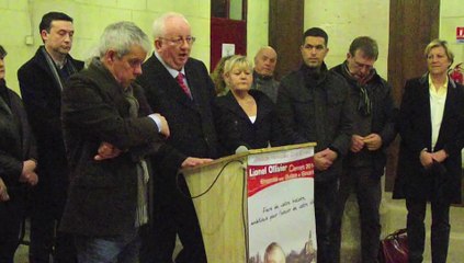 Clermont, inauguration du local de campagne de lionel ollivier