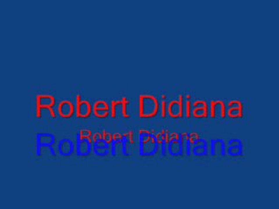 Robert Didiana on faceparty