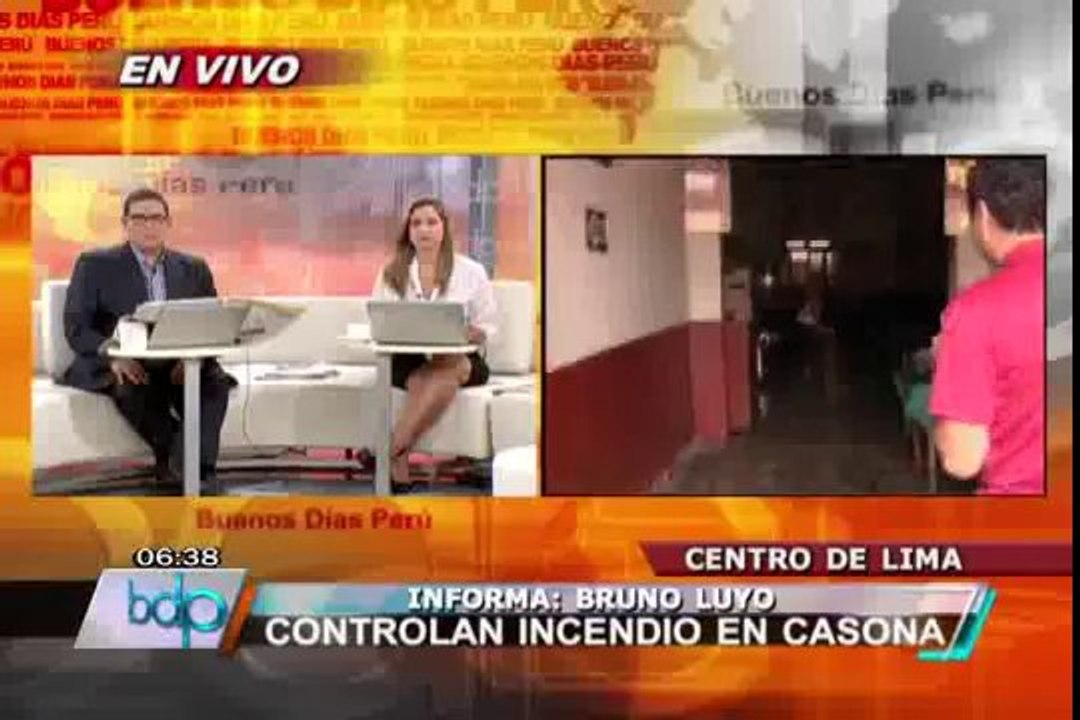 Cortocircuito habría provocado incendio registrado esta mañana en Paseo Colón (2/2)