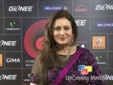 Poonam Dhillon at gima awards with press on red carpet