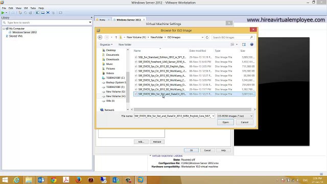 How to Install Windows Server 2012 on VMWare Workstation 10