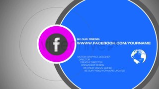 Social Networks Intro Project - After Effects Template