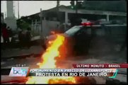 Brasil: Violentas protestas por reforma de transporte dejan decenas de heridos