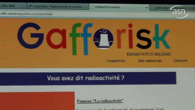 Sensibilisation du jeune public au risque nucléaire : les actions de l'ASN et de l'IFFO-RME