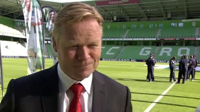 07-10-2012 Koeman vooraf aan FC Groningen – Feyenoord