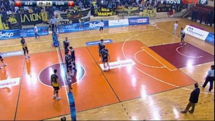 AEK  -  Εθνικός Αλεξανδρούπολης  3-1 σετ.