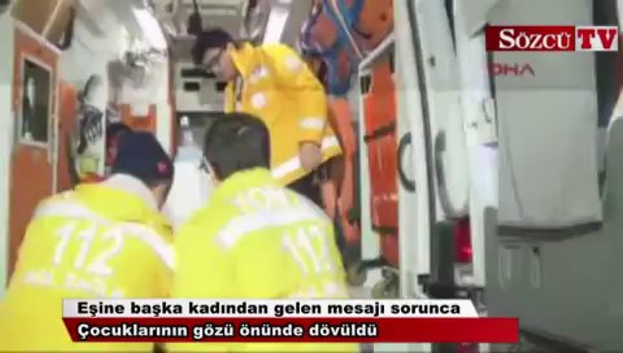 Başka kadının mesajını sorunca eşinden dayak yedi