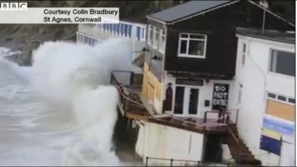 La mer se déchaîne en Angleterre