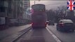 Shocking London bus fight: Man kicked through top window of double decker bus