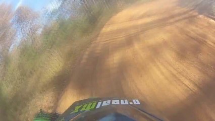 Dirt Bike Action - Learning The NCMP Track With Commentary