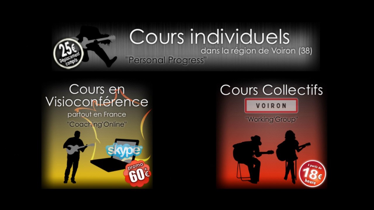 Professeur de guitare à Voiron